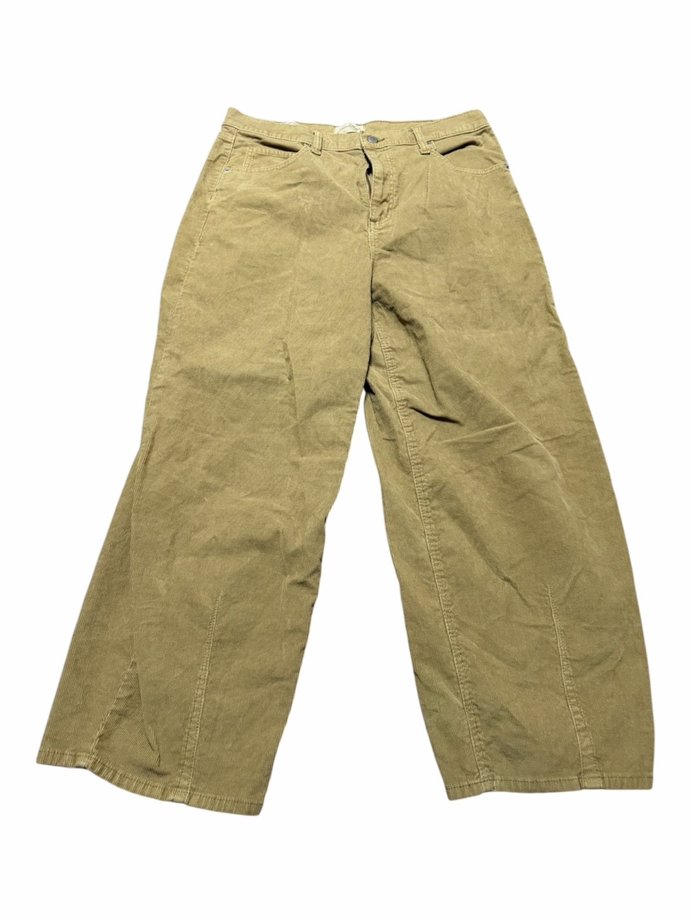 Corduroy High Rise Easy Barrel Pants Universal Thread Size 12R Fall Academia